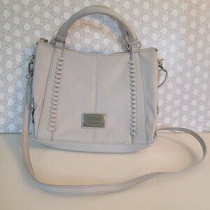 Nicole Miller Gray Crossbody Purse with Handles